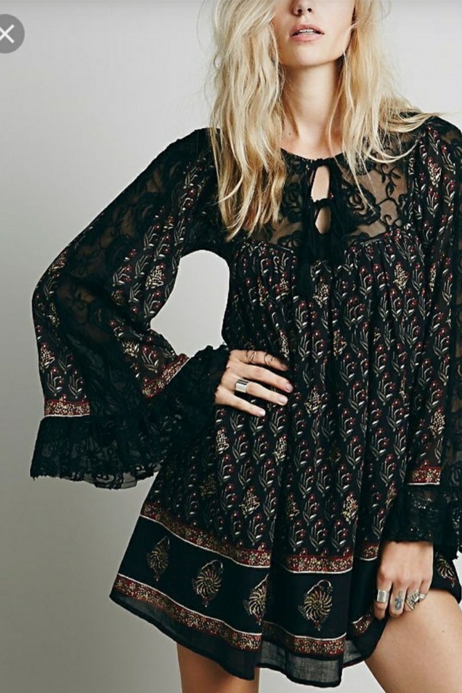 NWOT! Free People Peasant dress Sz S
